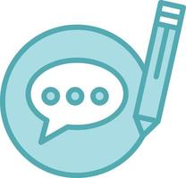 Blogger Vector  Icon