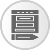Blogger Vector  Icon