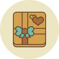 Gift Box Creative Icon Design vector