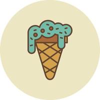 diseño de icono creativo de helado vector