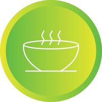 Unique Hot Soup Vector Line Icon