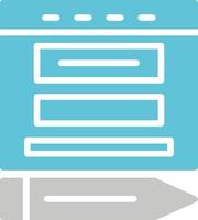 Blogger Vector  Icon