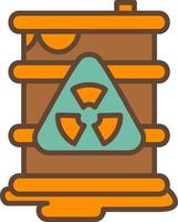 Toxic Waste Creative Icon Design vector