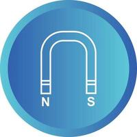 Unique Magnet Vector Line Icon