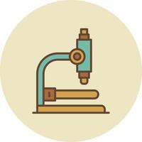 Microscope Creative Icon Design vector