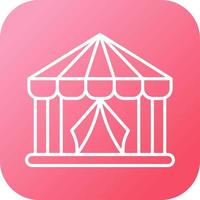 Circus Tent Vector Icon