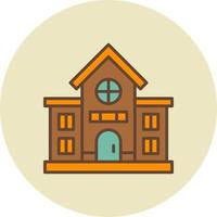 Retirement Home Creative Icon Design vector