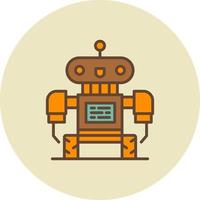 Robot Creative Icon Design vector