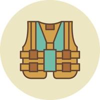 High Visibility Vest Creative Icon Design vector