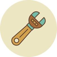 Wrench Creative Icon Design vector