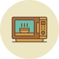 Microwave Creative Icon Design vector