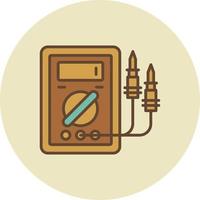 Voltmeter Creative Icon Design vector