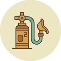 Oxygen Mask Creative Icon Design vector