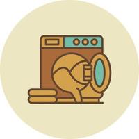 Laundry Creative Icon Design vector