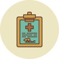 Health Report Creative Icon Design vector