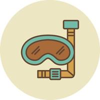 Scuba Dive Creative Icon Design vector