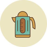 Electric Kettle Creative Icon Design vector