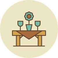 Table Creative Icon Design vector