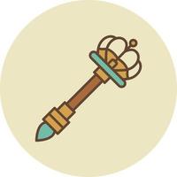 Scepter Creative Icon Design vector