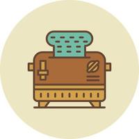 Toaster Creative Icon Design vector