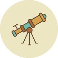 diseño de icono creativo de telescopio vector