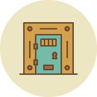 diseño de icono creativo de puerta vector