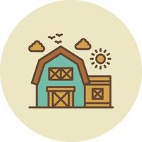 Barn Creative Icon Design vector