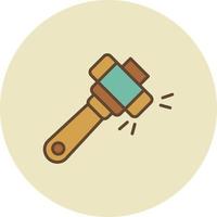 Hammer Creative Icon Design vector