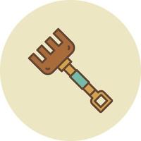 Rake Creative Icon Design vector