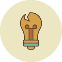 Bulb Creative Icon Design vector