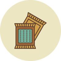 Patches Creative Icon Design vector