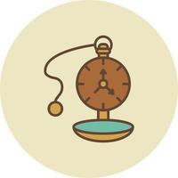 diseño de icono creativo de reloj de bolsillo vector