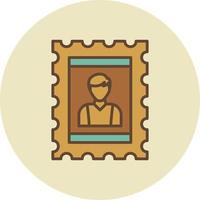 Stamp picture Creative Icon Design vector