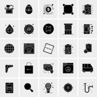 25 Universal Business Icons Vector Creative Icon Illustration to use in web and Mobile Related project