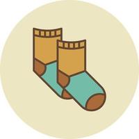 diseño de icono creativo de calcetín vector