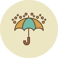 Umbrella Creative Icon Design vector