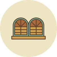 Window Creative Icon Design vector