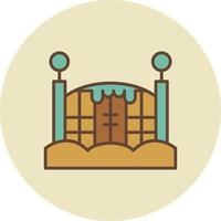 Gate Creative Icon Design vector