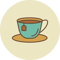 diseño de icono creativo de taza de té vector