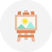 Canvas Creative Icon Design vector