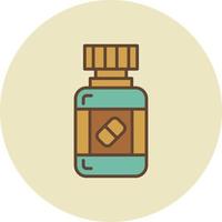 diseño de icono creativo de medicina vector