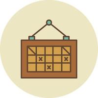 diseño de icono creativo de calendario vector