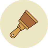 Paint Scraper Creative Icon Design vector