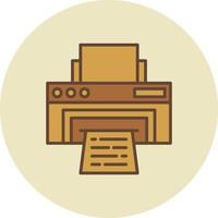 Printer Creative Icon Design vector