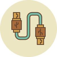 Usb Connection Creative Icon Design vector