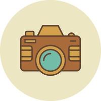 diseño de icono creativo de cámara de fotos vector