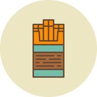 diseño de icono creativo de cigarrillo vector