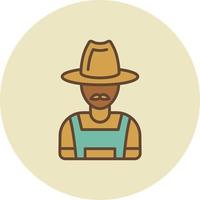 Farmer Creative Icon Design vector