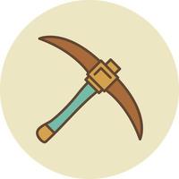 Pickaxe Creative Icon Design vector