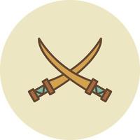 Swords Creative Icon Design vector